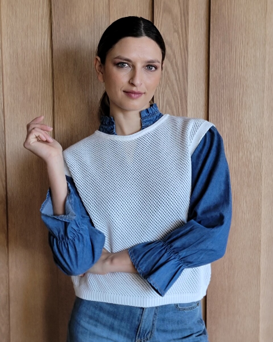 Musculosa Pesca - Blanco 