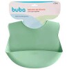 Babero silicona BUBA lisos verde