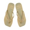 Chanclas Tropical Brasil Ojota Quadradihas De Mujer - Dorado/arena Dorado-arena