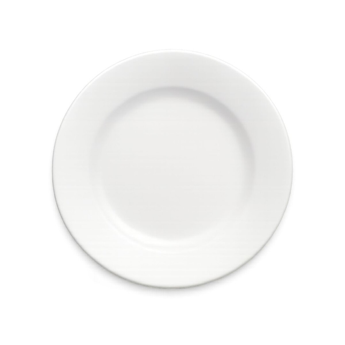 PLATO BLANCO PLAYO DE PORCELANA POSTRE • 17,5cm 