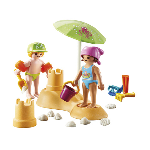 Niños con Castillo de Arena Special Plus Playmobil 26 Piezas U