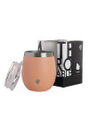 MATE TERRANO ACERO C/ TAPA 130ML SALMON