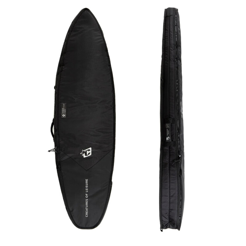 Funda Creatures Shortboard Double Dt2.0 6'7" : Black Silver Funda Creatures Shortboard Double Dt2.0 6'7" : Black Silver