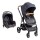 Coche de bebé + silla para auto Bebesit Travel System Cosmos Deluxe Azul