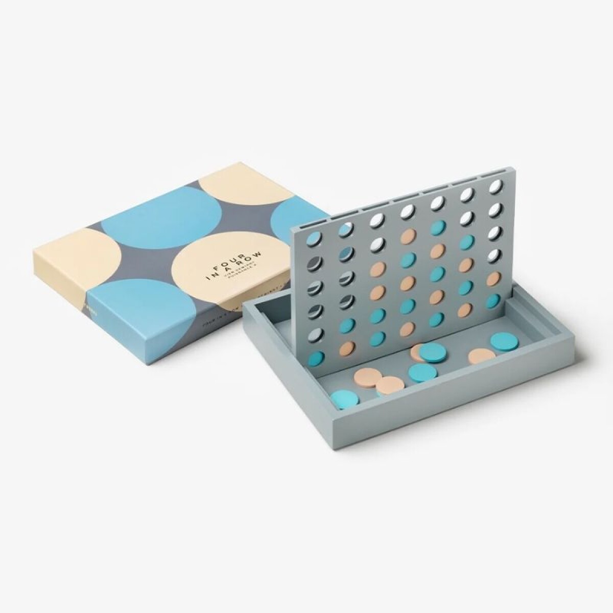 PRINTWORKS JUEGO CUATRO EN RAYA CELESTE 