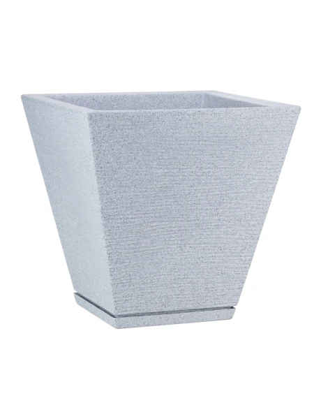 MACETA 29X34CM ZURIQUE GRAPHITO EFECTO PIEDRA GRIS MACETA 29X34CM ZURIQUE GRAPHITO EFECTO PIEDRA GRIS