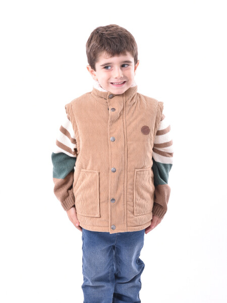 CHALECO IZAN BEIGE