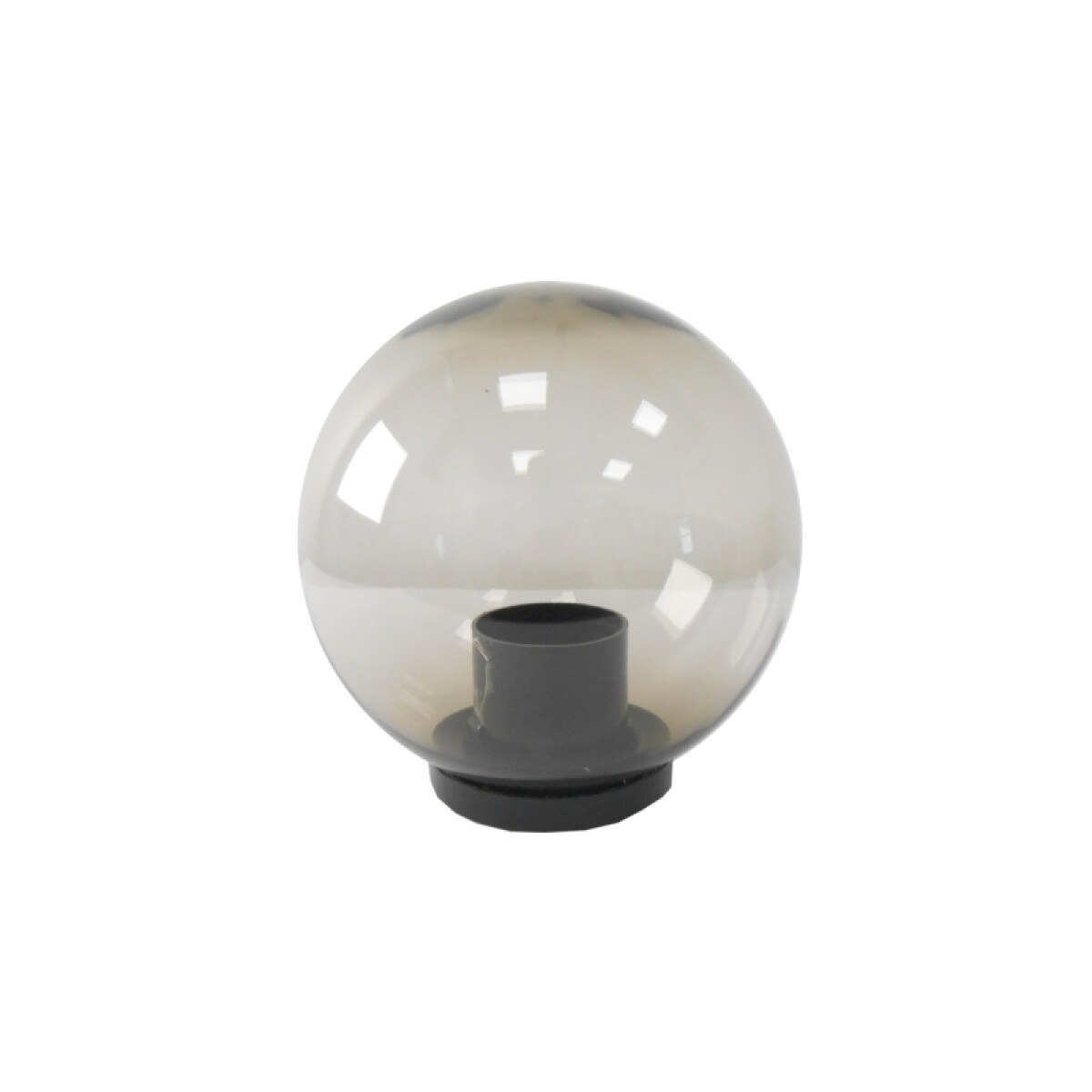 Luminaria globo de PMMA esfumado con base, Ø200mm - ML0007 