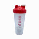 Vaso Mezclador De Proteinas Shaker 600 ml Rojo