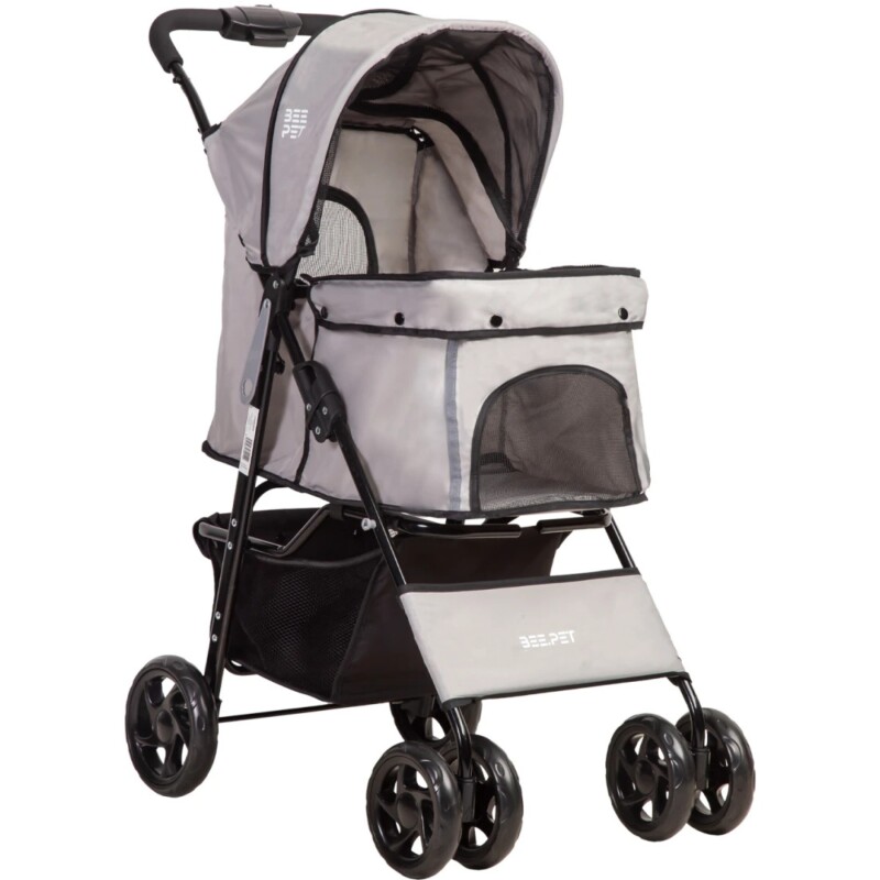 Coche para Mascota BRAVO de BEEPET Gris Coche para Mascota BRAVO de BEEPET Gris