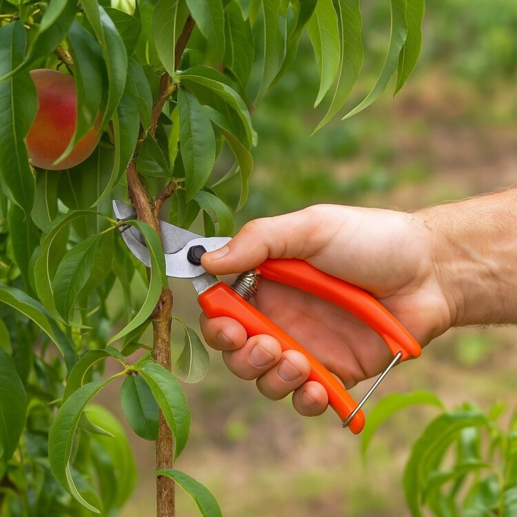 Tijera de Podar Jardin Tramontina NARANJA