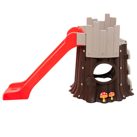 Tobogan Infantil Casita Árbol Starplay Israel 2mt Marron
