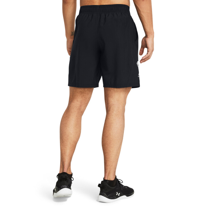 UA Woven Graphic Short-BLK BLK-003