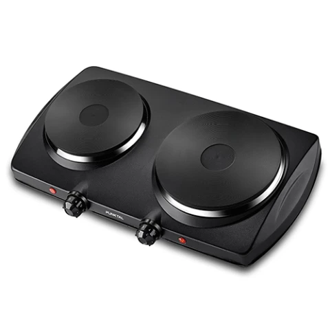 ANAFE PUNKTAL PK-PC02N 2 Discos -Negra 1500W + 1000W Sin color