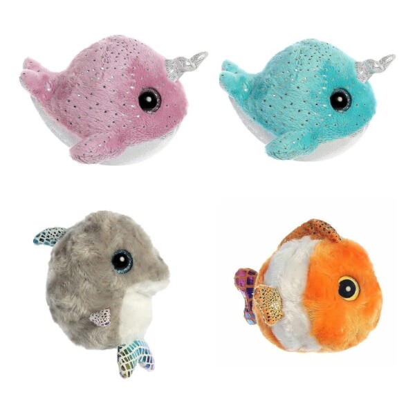 Peluche Mini Delfin Pez Yoohoo&friends Aurora Suave Felpa Variante DELFINGRIS