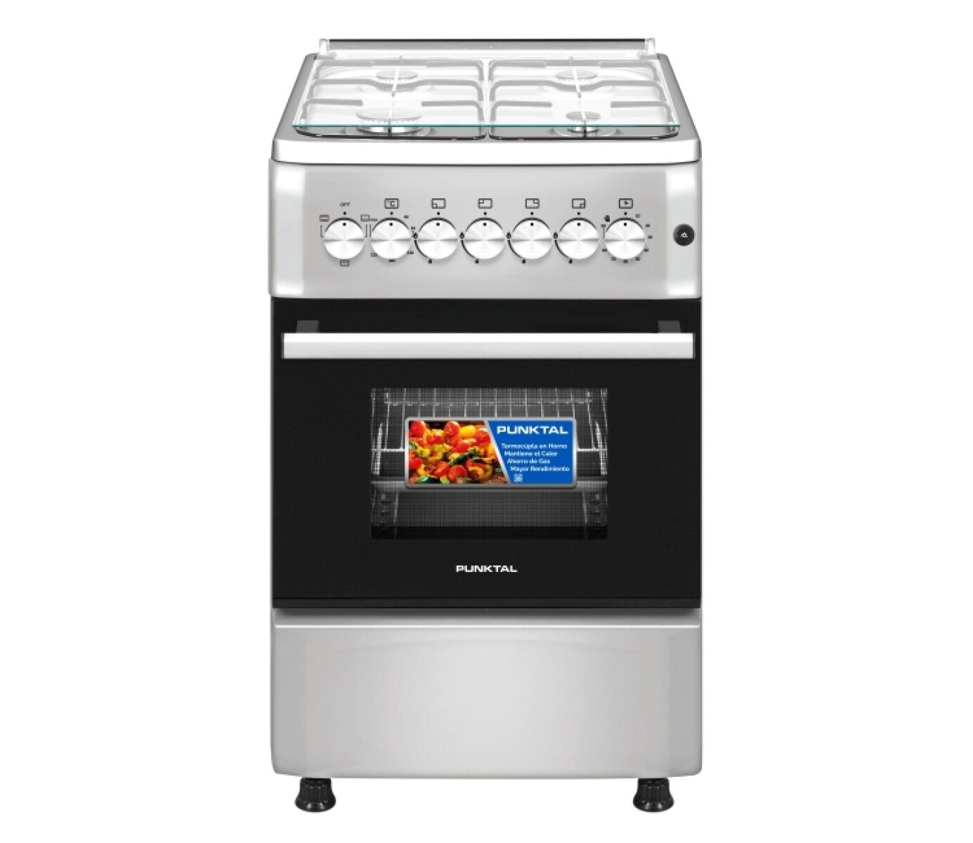 Cocina Combinada Punktal Inoxidable Pk-1940 