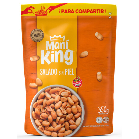 SNACK MANI PELADO FRITO KING 350G CON SAL SNACK MANI PELADO FRITO KING 350G CON SAL