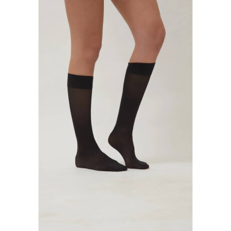 Medias 3/4 de microfibra para pantalón Negro