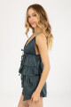 PIJAMA BABY SATIN AZUL NOCHE