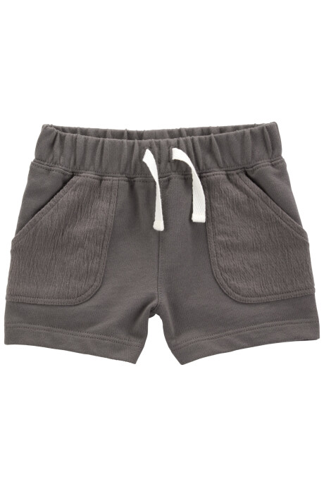 Set tres piezas de algodón, short, remera y musculosa, diseño océano Sin color