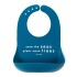 Babero de silicona con bolsillo Save the seas