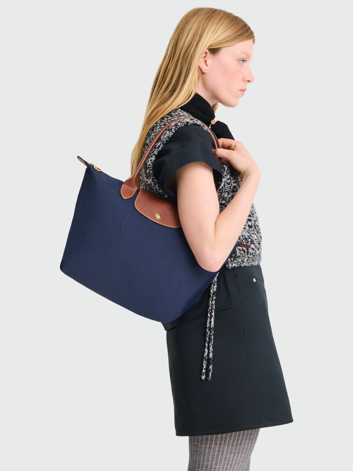LONGCHAMP - LE PLIAGE ORIGINAL, BOLSO TOTE M Azul