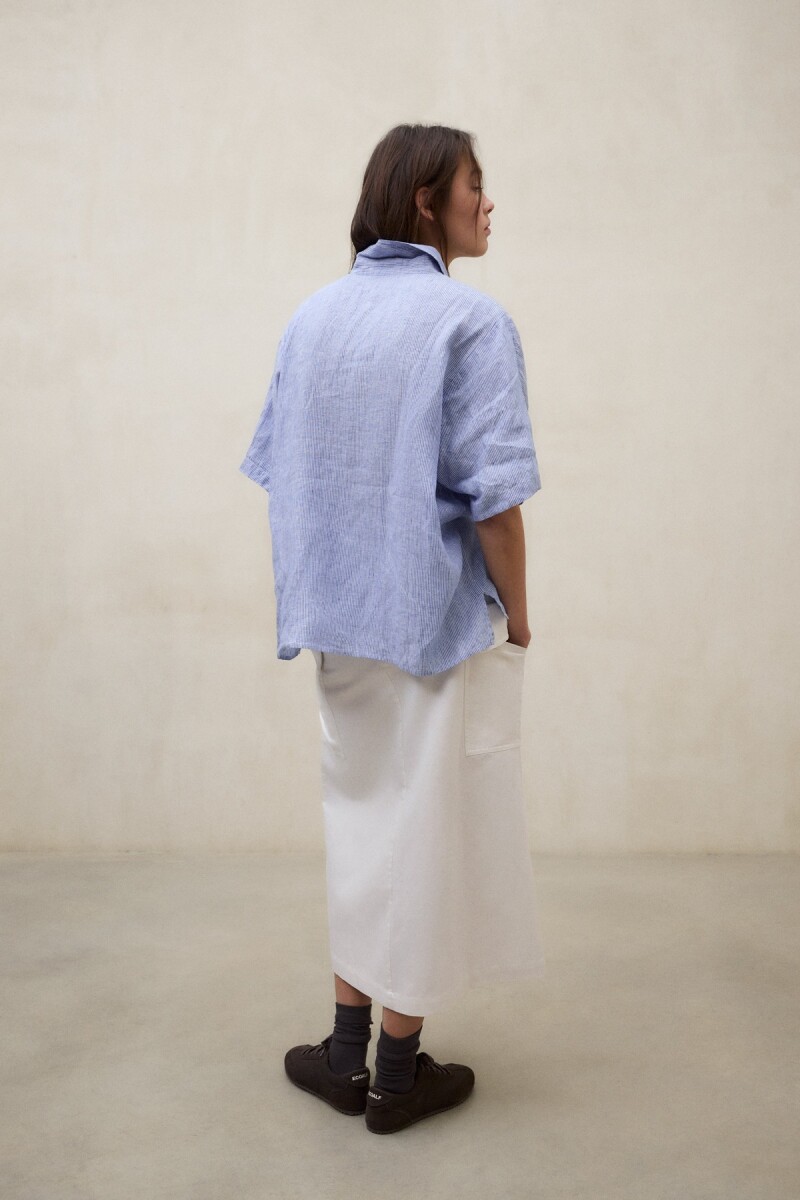 CAMISA MELANIA A RAYAS Rayas