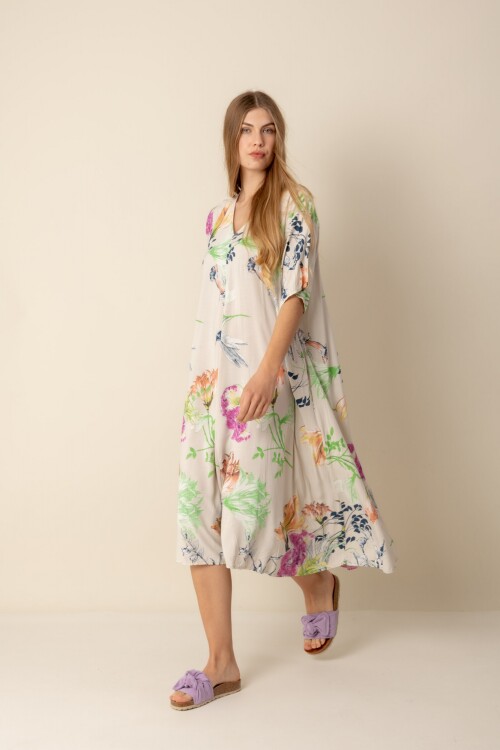 Vestido largo Luppi