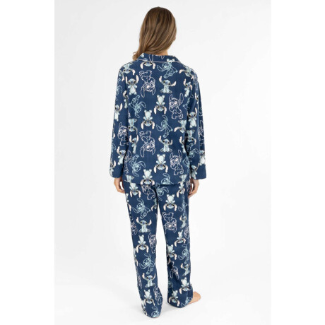 Pijama americano stitch Azul