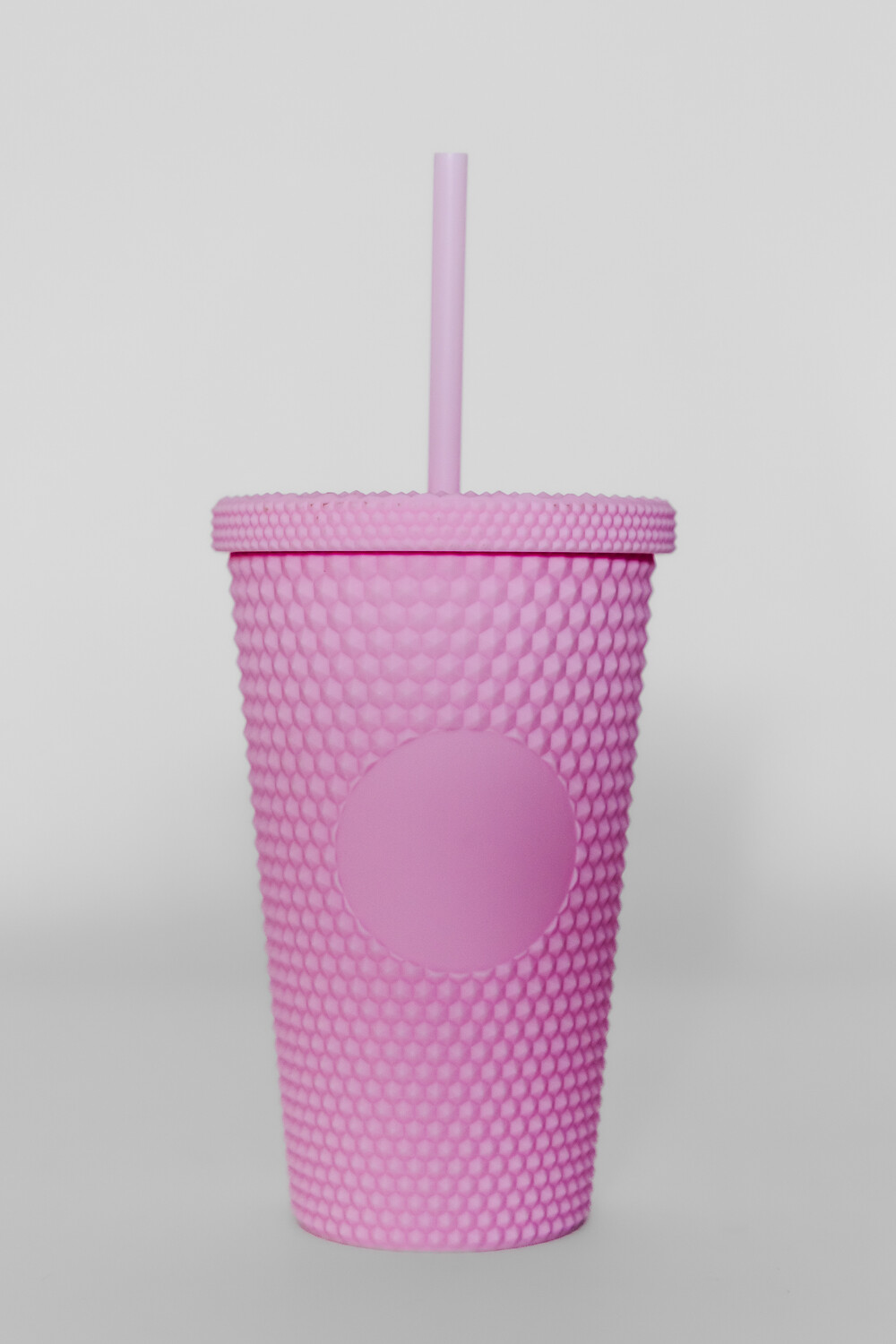 Vaso Con Tapa + Sorbito Beverly Lila