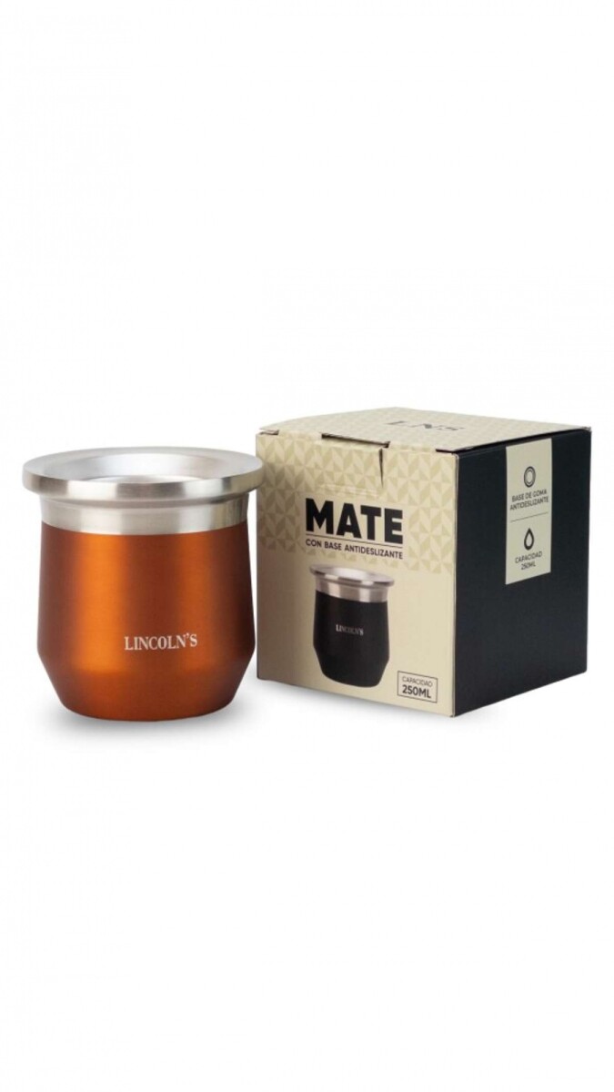 Mate Tunez Acero Inoxidable - Bronce 
