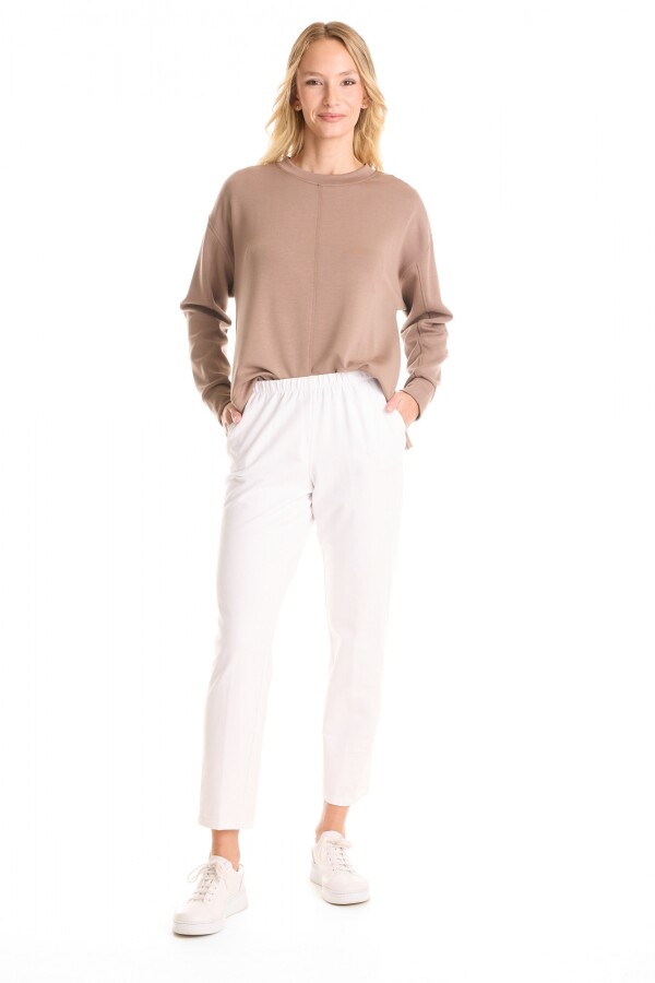 Pantalon Yoga Algodon BLANCO