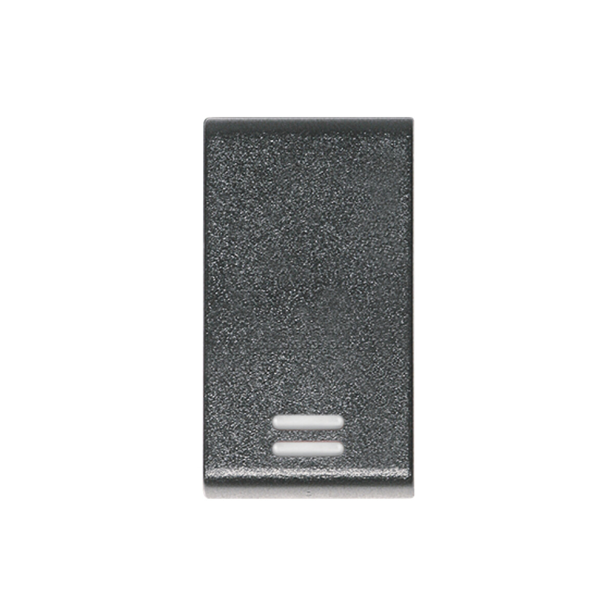 Módulo llave unipolar luminoso grafito inserto bco - C56101 