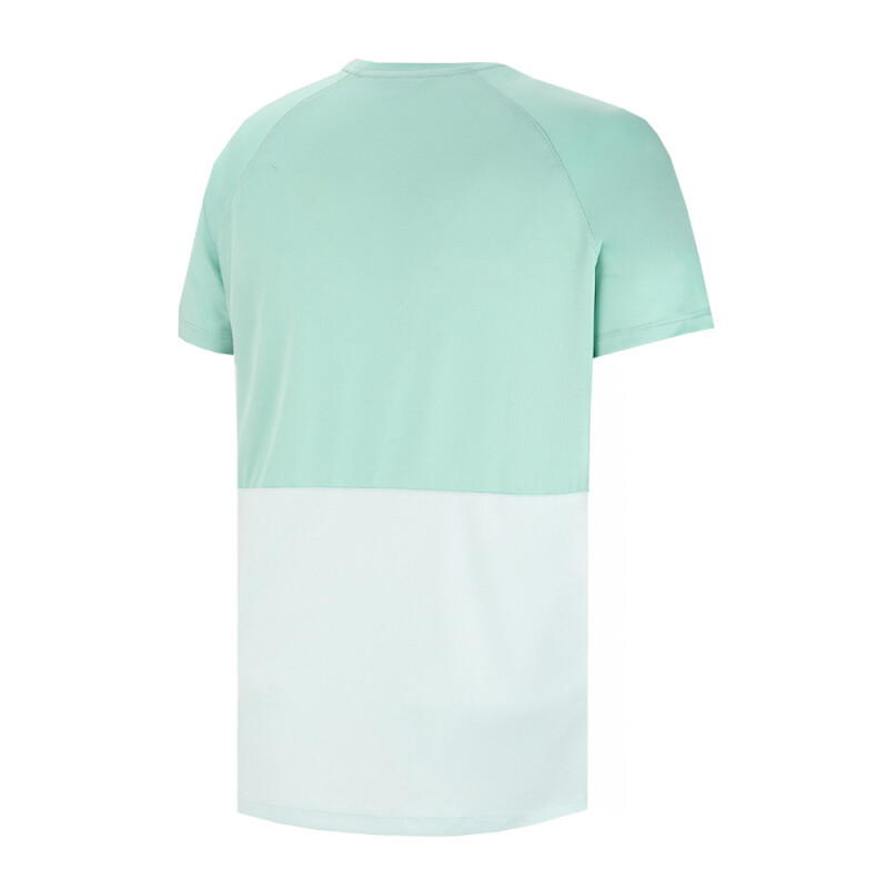 T-SHIRT MC MEN TRNG C-REC II gris glacie VERDE WAVE