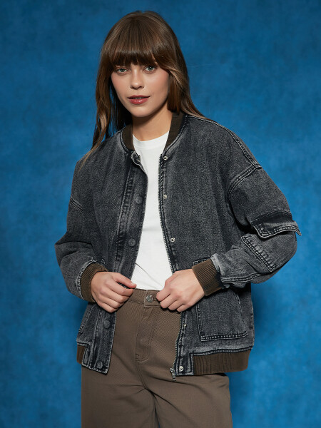 CAMPERA NOUR GRIS OSCURO