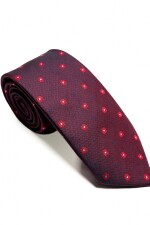 Corbata 8 cm BORDO