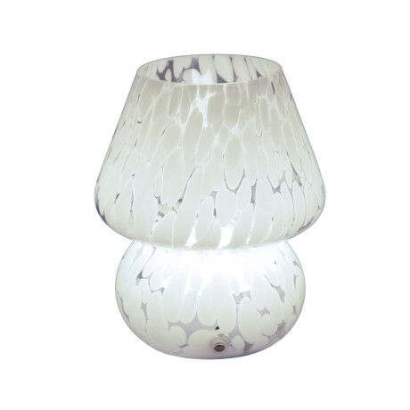ML251013 VIDRIO BLANCO LÁMPARA DE MESA ML