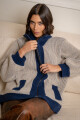 Campera roble Azul