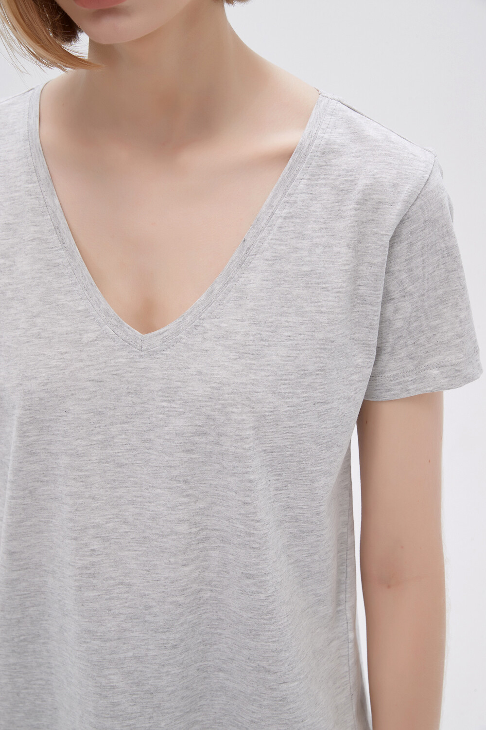 Remera Ursa Gris Melange