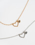 Collares Infantiles No sustentable Collares Para Compartir Con Corazón - Combinacion Bicolor