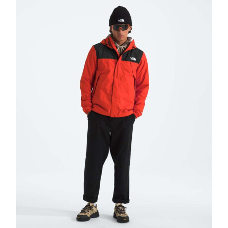 Campera Impermeable Antora hombre Lava Red/tnf Black
