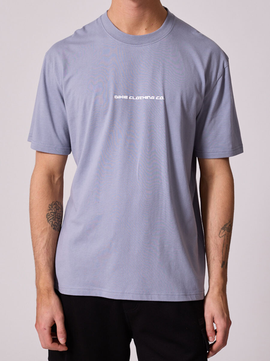 T-SHIRT REIBO DIXIE - Gris Claro 