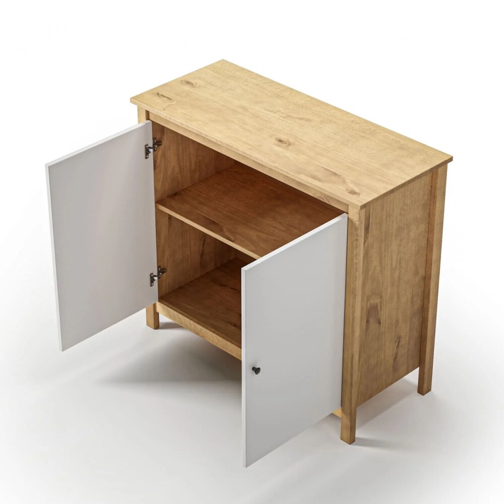 Cómoda 2 Puertas Blanco - Mari Blanco