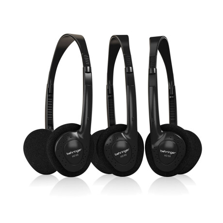 Auriculares Behringer Ho 66 3-pack Negro Auriculares Behringer Ho 66 3-pack Negro