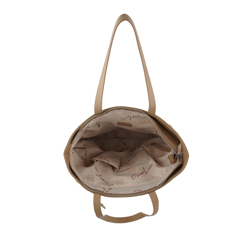 Cartera Las Oreiro Beige