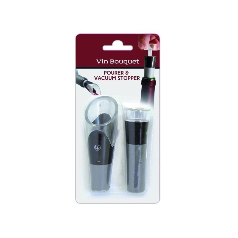 SET SERVIDOR Y TAPON PARA VINO VIN BOUQUET SET SERVIDOR Y TAPON PARA VINO VIN BOUQUET