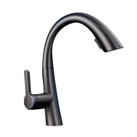 Grifería de cocina Monocomando de mesada Style Negro mate Grifería De Cocina Monocomando De Mesada Style Negro Mate