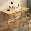 Escritorio para Pc 2 Cajones Madera natural Escritorio para Pc 2 Cajones Madera natural