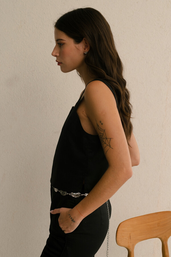 TOP LINO GAIA NEGRO
