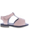 Sandalias de Niña MINI Miss Carol GRACE con velcro y calado Rosado